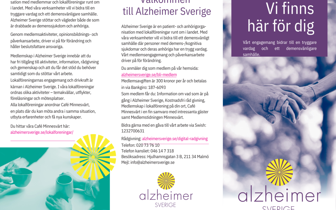 Alzheimer Sveriges aktiviteter på internationella Alzheimerdagen